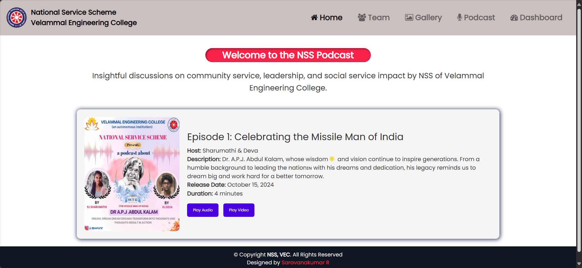 NSS Podcast Page